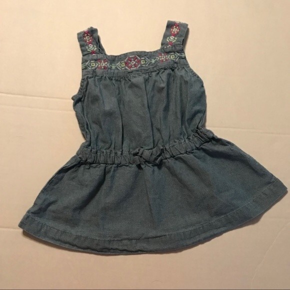 CARTER'S FIRST IMPRESSIONS 18 Month Bundle Dress Tops NWT Blue Pink White Cotton - Picture 2 of 16